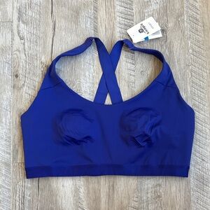 3/$30! b.tempt’d by Wacoal b.active Sport Crop Low Impact Sports Bra Bright Blue
